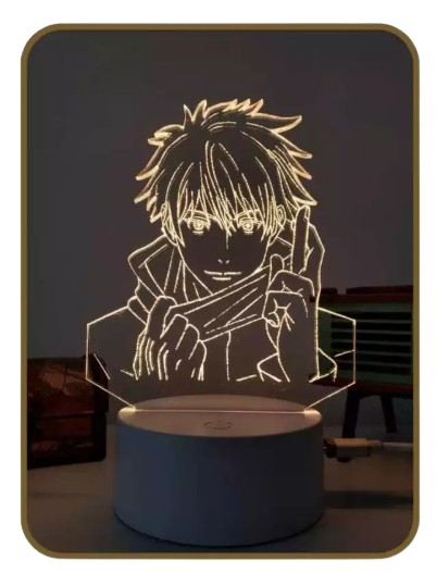 Luminária De Led Satoru Gojo 7 cores